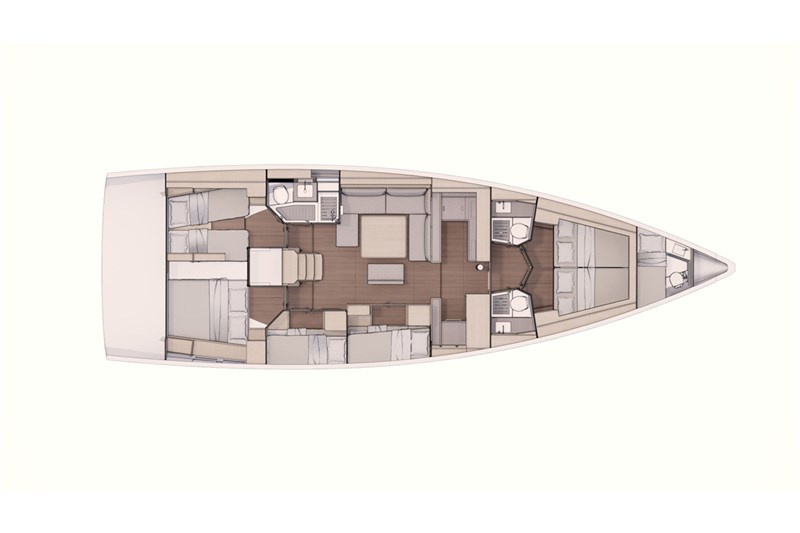 Аренда яхты Dufour 530 (6Cab)  /2023