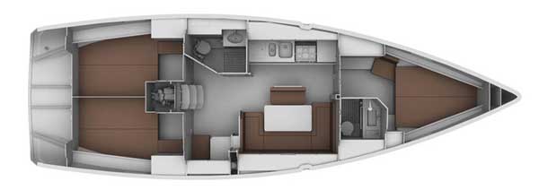 Аренда яхты Bavaria Cruiser 40 (3Cab)  /2013