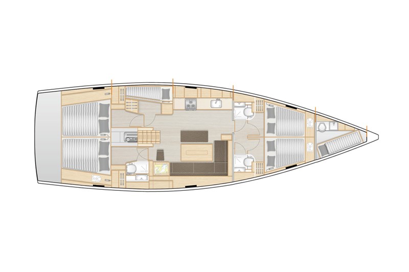 Аренда яхты Hanse 508 (5+1 Cab)  /2025