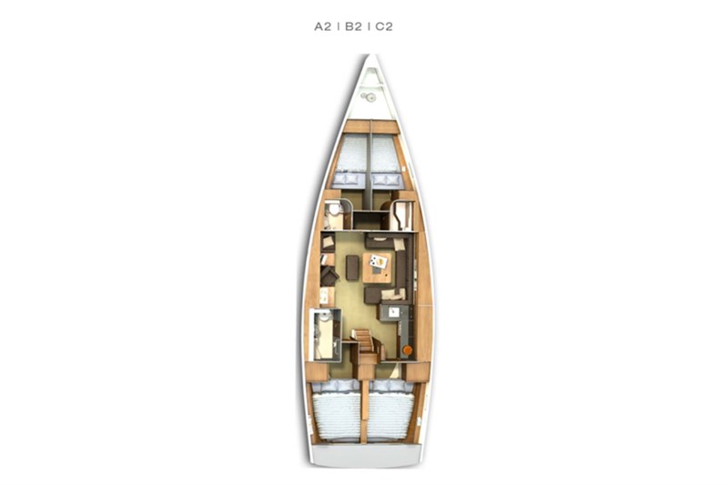 Аренда яхты Hanse 445 (4Cab)  /2012