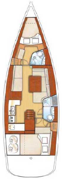 Oceanis 43 (3Cab)