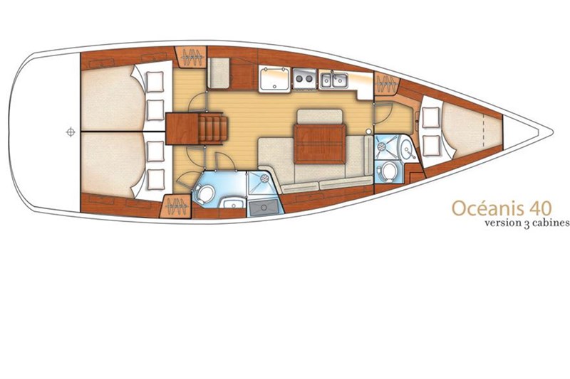 Oceanis 40 (3Cab)